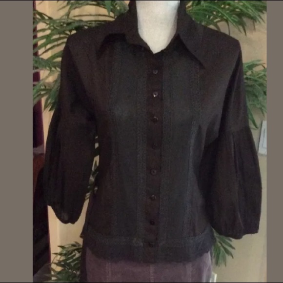 ANTHROPOLOGIE TOP BLOUSE SHIRT BY HAZEL - Picture 2 of 8